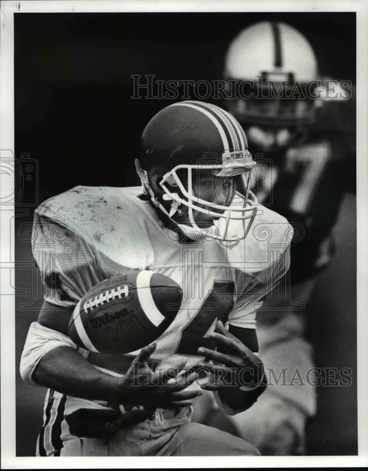 Press Photo James McGee of Oberlin College and Nick Cerrito of CWRU in Action- Historic Images
