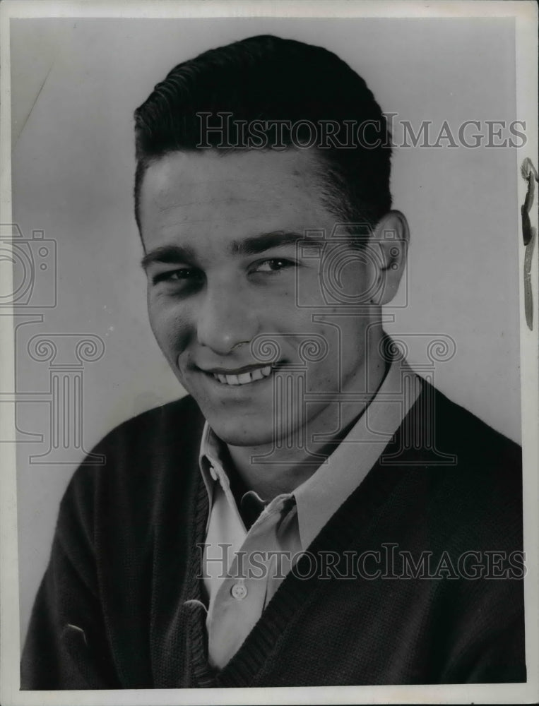 1947 Press Photo Frank Noble, Shaw High, baseball - cvb39941- Historic Images
