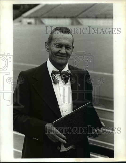 1979 Press Photo Dr. Lee Tressel, athletic director and head football coach- Historic Images