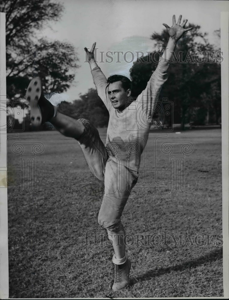 1946 Press Photo Bill Goettling-East High football player - cvb40125- Historic Images