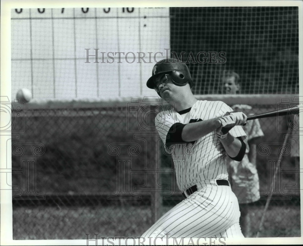 Press Photo Massillon Perry High School baseball outfielder Steve Weinstein- Historic Images