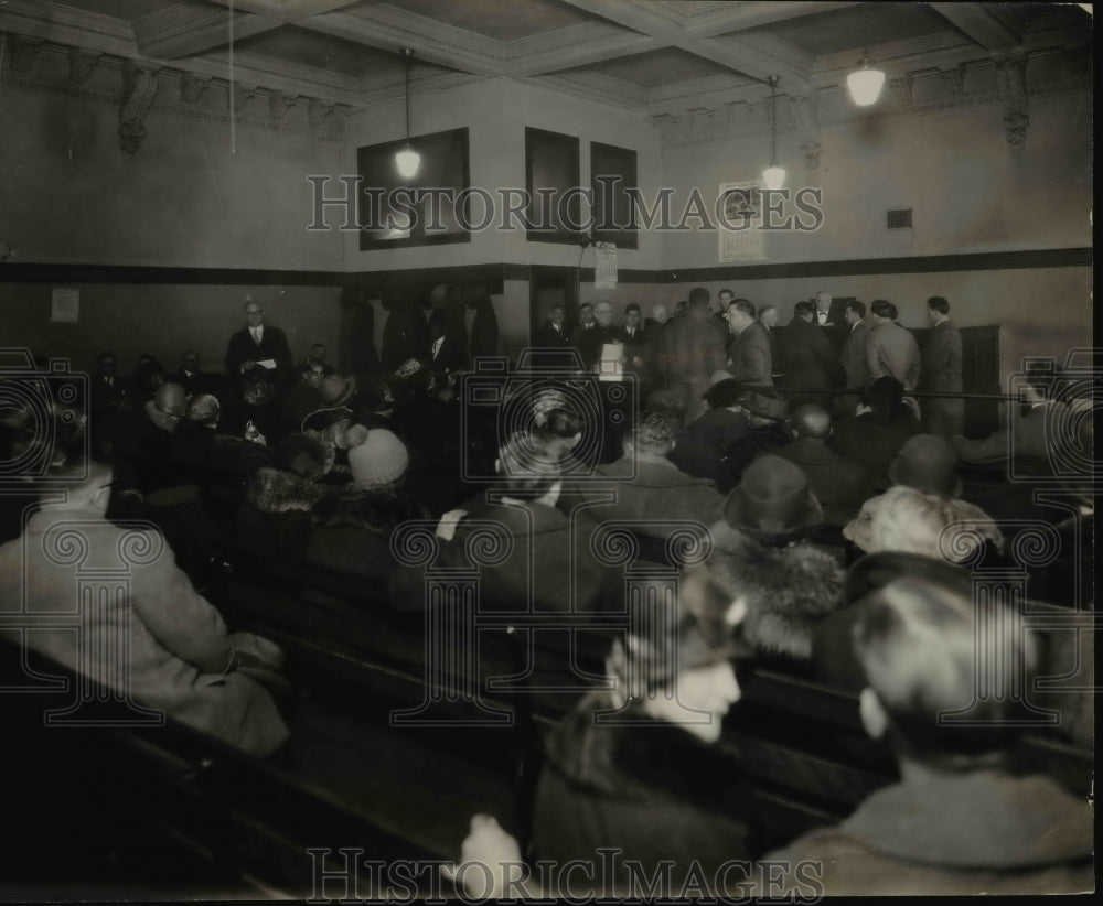 1927 Press Photo #3 Court Room Judge Maylan - Historic Images