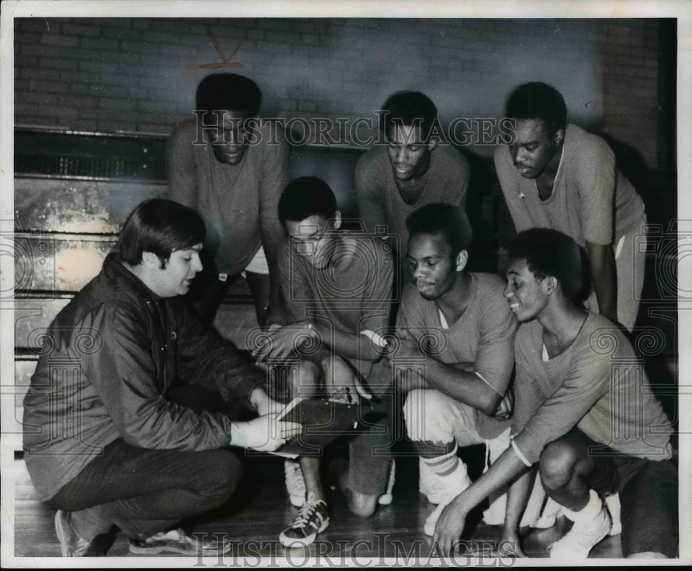 1972 Press Photo John Adams High Basketball - cvb41104- Historic Images
