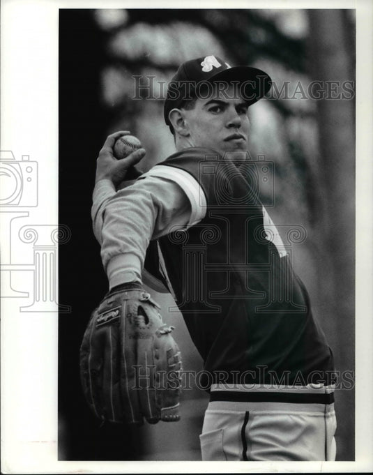 1991 Press Photo Avon Lake baseball player-Frank Bolongia - cvb41333- Historic Images