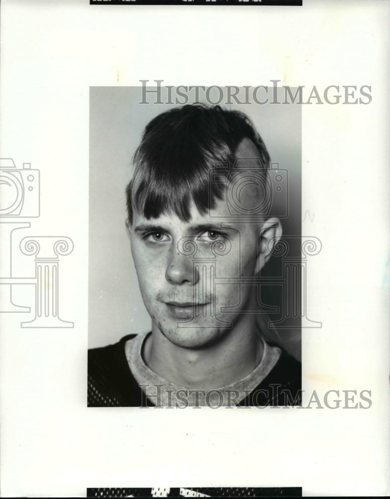 1990 Press Photo Joe Romes, Avon Lake, Footbal, Pow - cvb41551- Historic Images