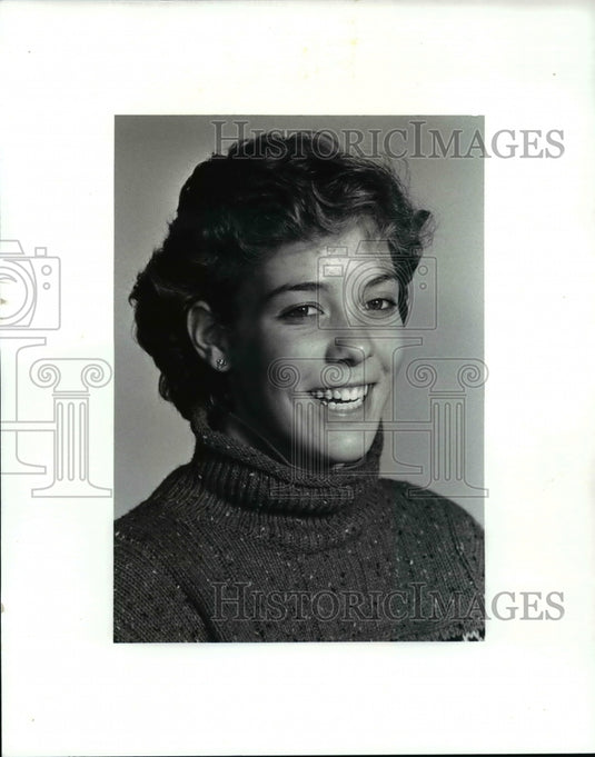 1987 Press Photo Beth Schaefer, Medina, Tennis Player - cvb41772- Historic Images