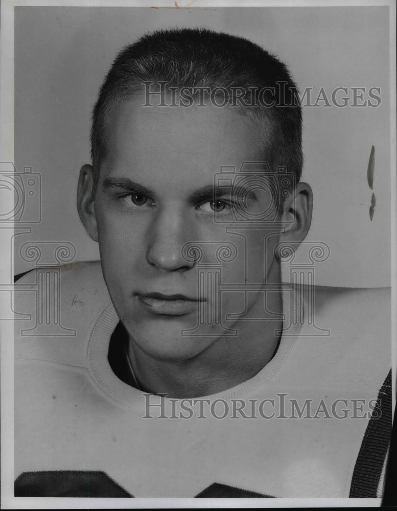 1957 Press Photo Jenny Fritz, Shaker Heights High Football - cvb42048- Historic Images