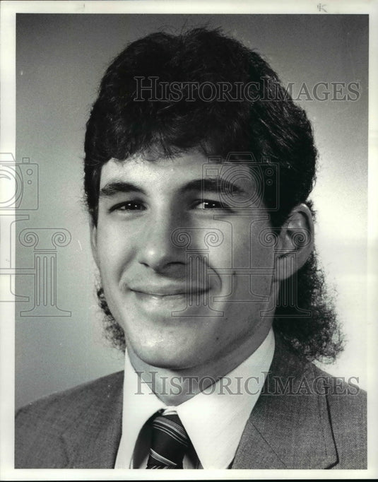 1986 Press Photo Player of the Week, Brian Furry of Fairview High baseball team- Historic Images