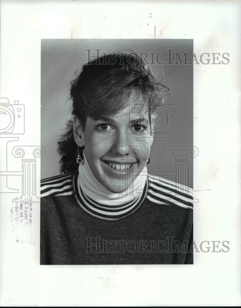 1988 Press Photo Kristie Taylor Hawken Swim - cvb42213- Historic Images