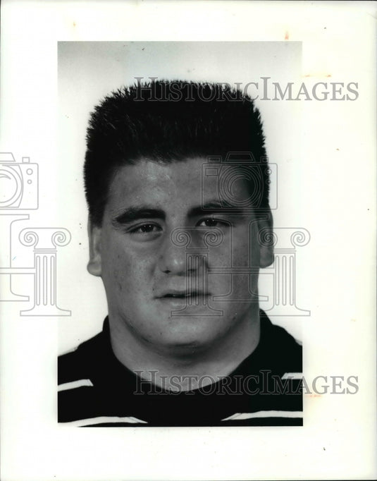 1990 Press Photo Player of the Week, Iggy Swift, Lakewood football player- Historic Images