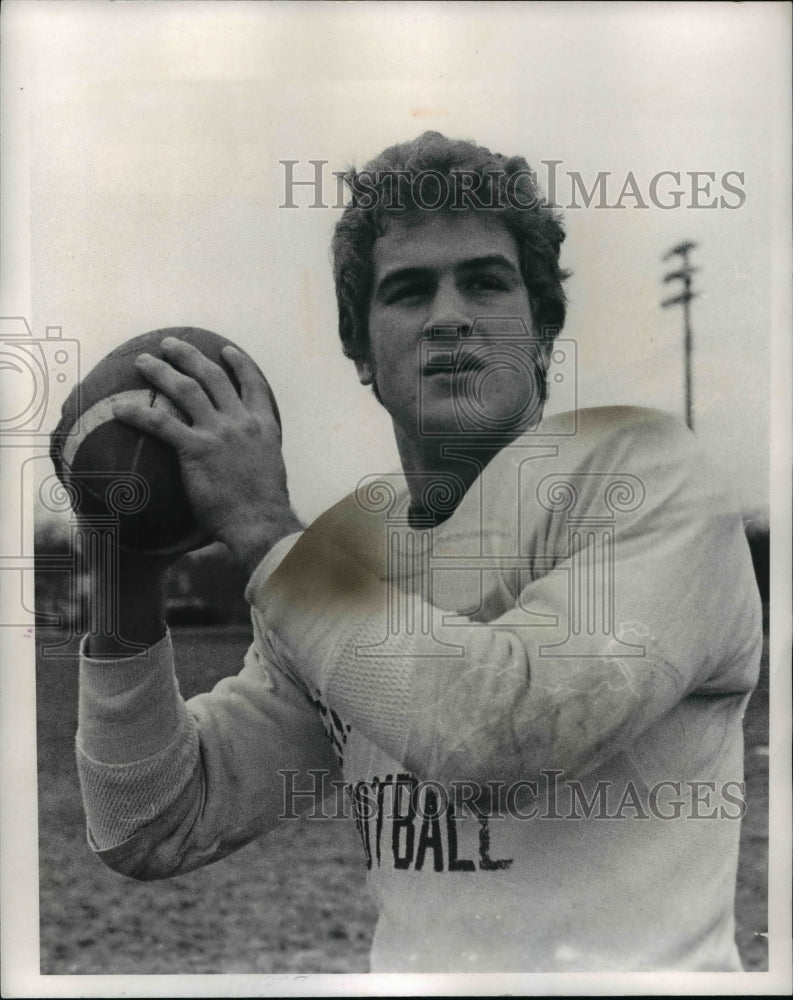 1970 Press Photo Dave Mooney, St Edward Scholastic Football - cvb42742