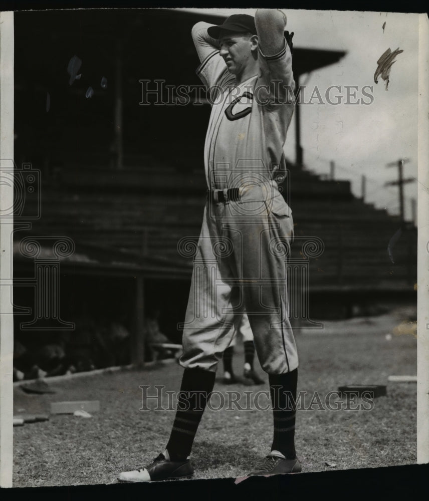 1938 Press Photo Mike Naymick-baseball player - cvb42873- Historic Images
