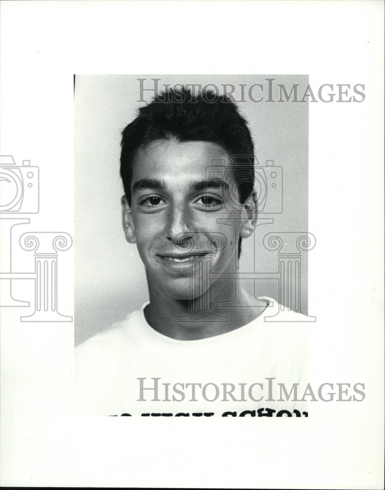 1990 Press Photo Doug Bloom-Beachwood Tennis player - cvb43483- Historic Images