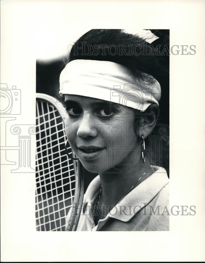 1990 Press Photo Brush High School Girls Tennis - cvb43497- Historic Images