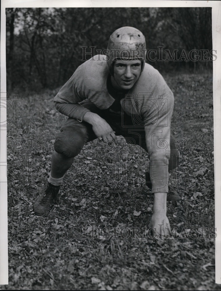 1940 Press Photo East High Football, Frank Umstead, Tackle - cvb43592- Historic Images