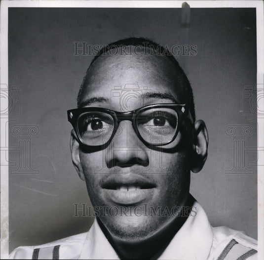 Press Photo Bill Barrett, East High Basketball - cvb43666- Historic Images