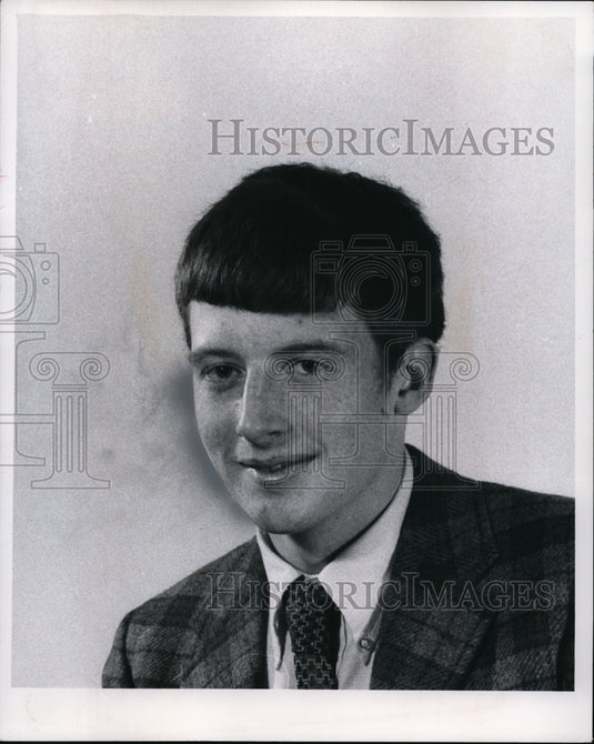 1971 Press Photo Harry Fishleigh of the Mentor basketball dream team - cvb43706- Historic Images