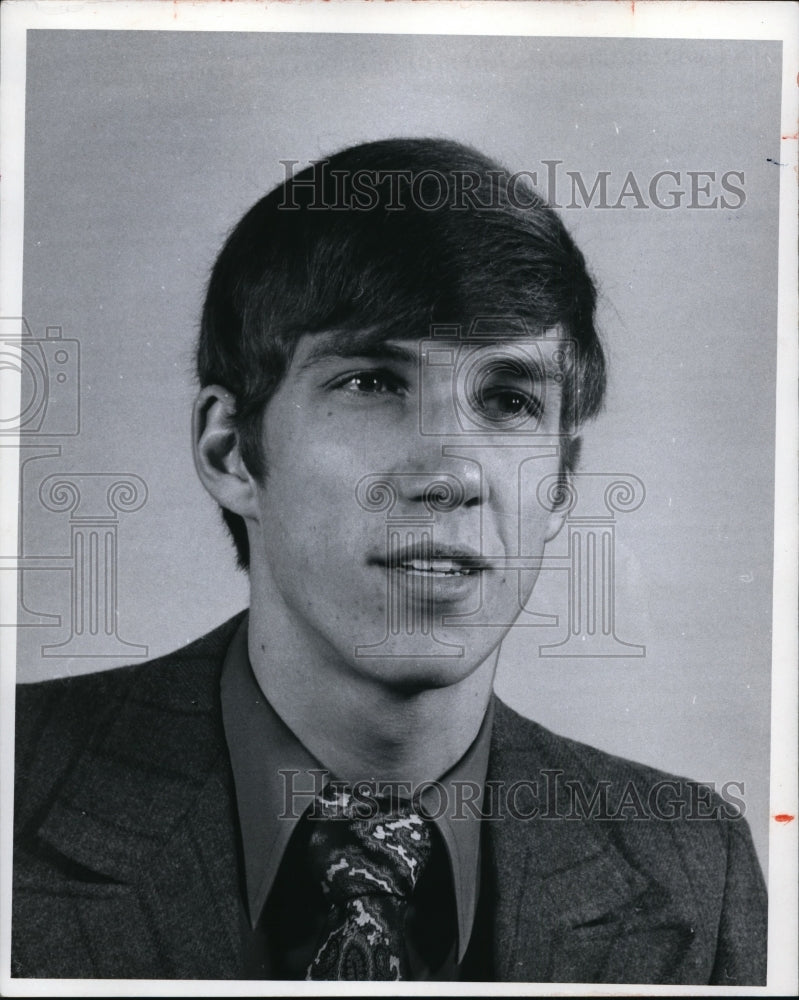1973 Press Photo Ray Vonderail-Strongsville Dream Team basketball player
