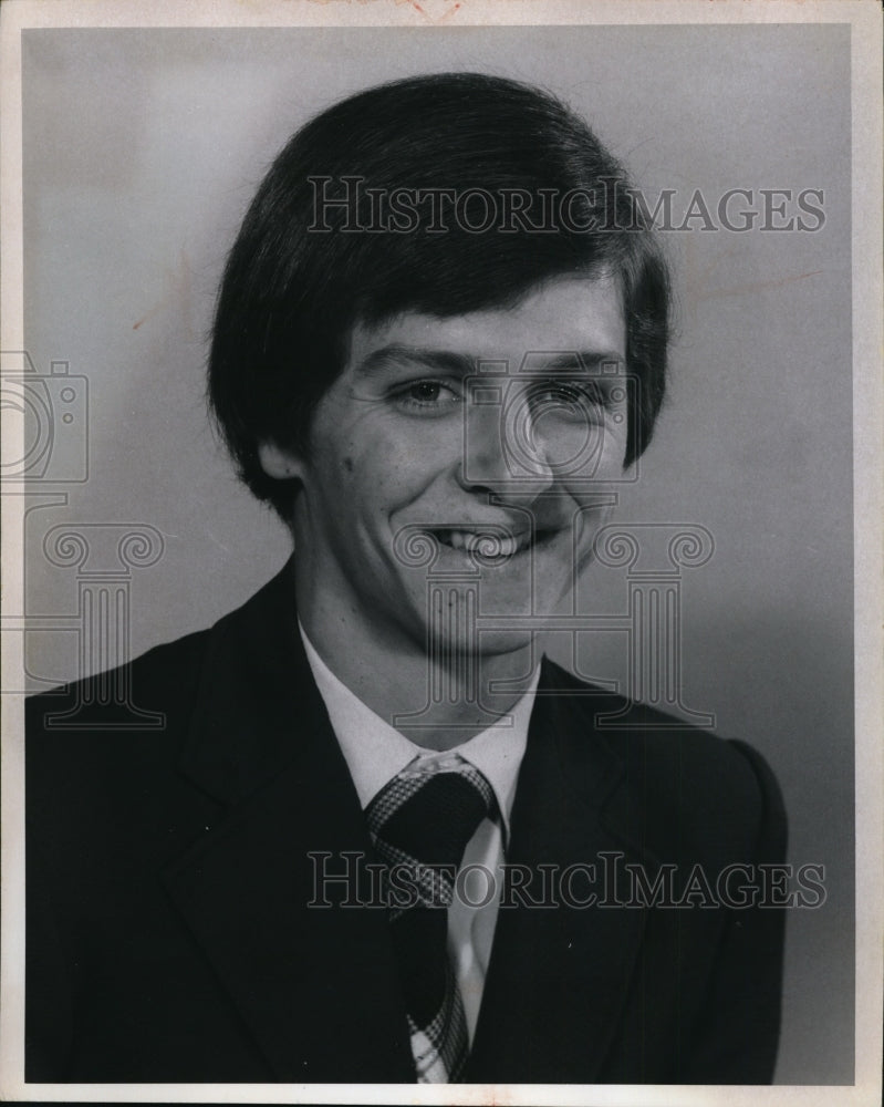 1974 Press Photo Scott Dieringer-St. Edwards Dream team basketball player- Historic Images