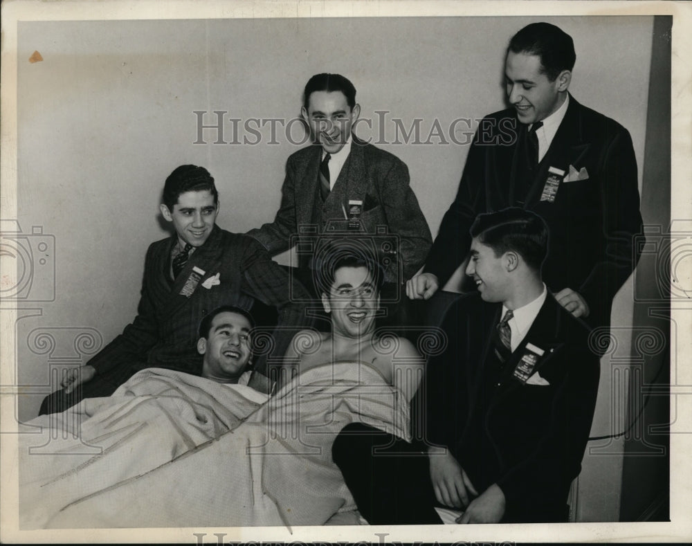 1937 Press Photo University of Pittsburg Football-Marshall Goldberg - cvb44454- Historic Images
