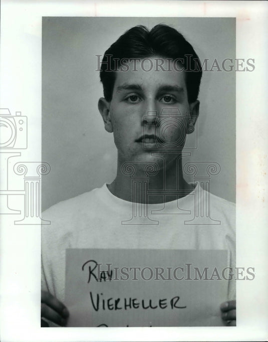 Press Photo Ray Vierheller-baseball - cvb44669- Historic Images