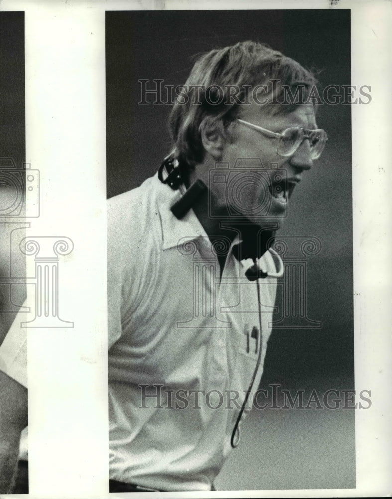 Press Photo Coach Marty Schottenheimer, football - cvb45133- Historic Images