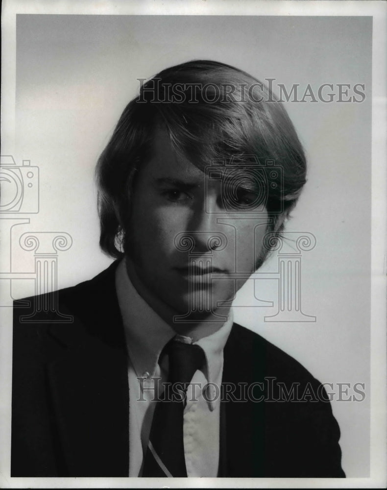 1971 Press Photo Dream Team Football-University player, Dick Parke - cvb45204- Historic Images