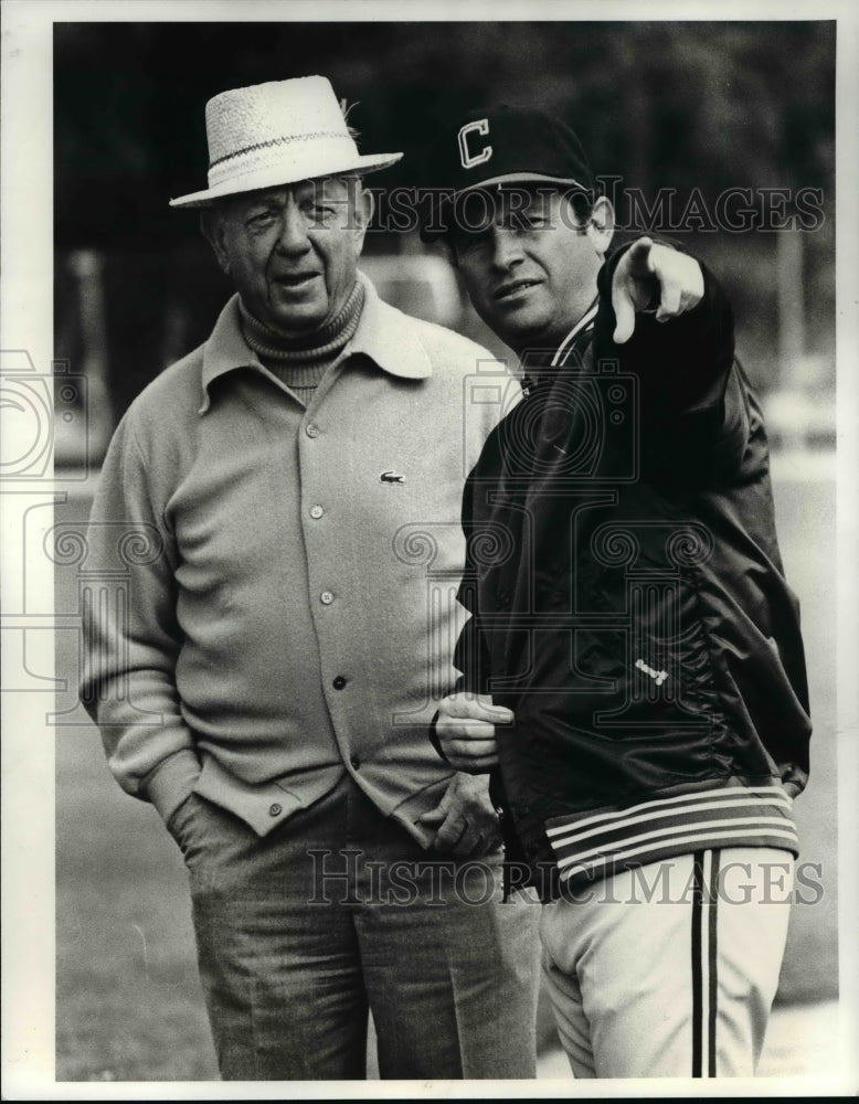 1983 Press Photo Mike Ferraro and Gabe Paul - cvb45224- Historic Images