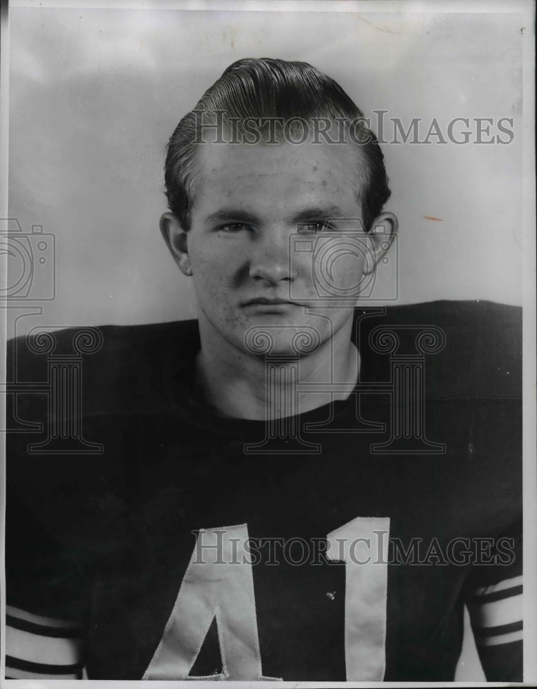 1955 Press Photo Carl Bauer, Brush High Football Dream Team - cvb45391- Historic Images
