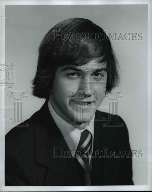 1975 Press Photo Greg Poe, West Geauga's 5-10, 155 pound senior two way halfback- Historic Images