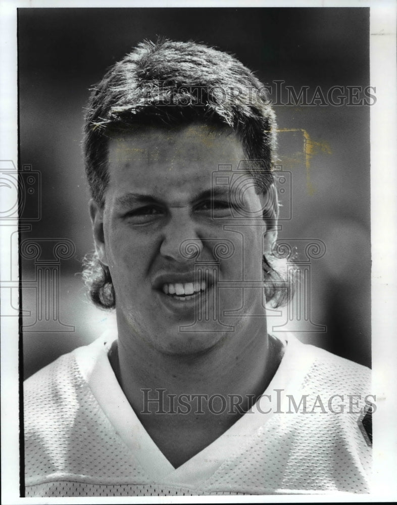 1987 Press Photo Chris Sestili-St. Edward&#39;s football player - cvb46549- Historic Images