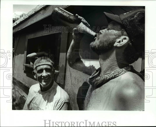 1988 Press Photo Dick Schafrath, football player - cvb46993- Historic Images