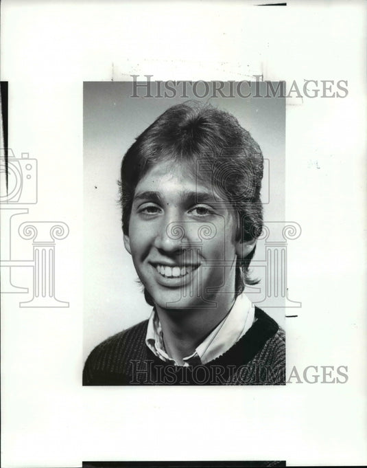 Press Photo Mike Heckman, Hockey - cvb47256- Historic Images