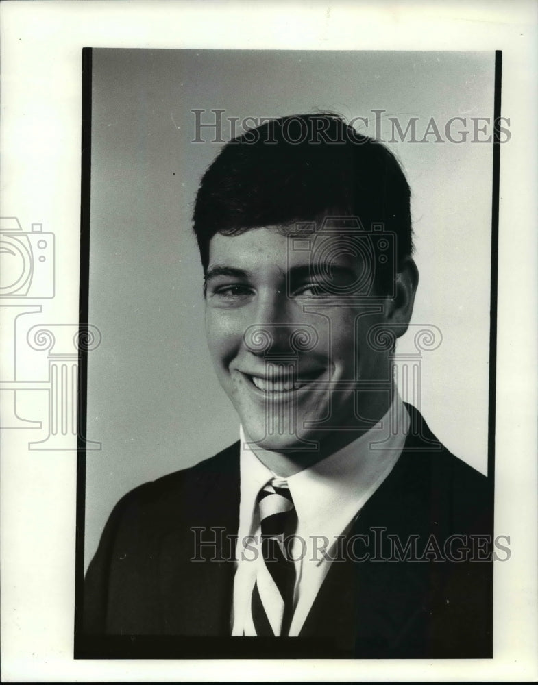 Press Photo Mark McKane, St. Ignatius, football - cvb47281- Historic Images