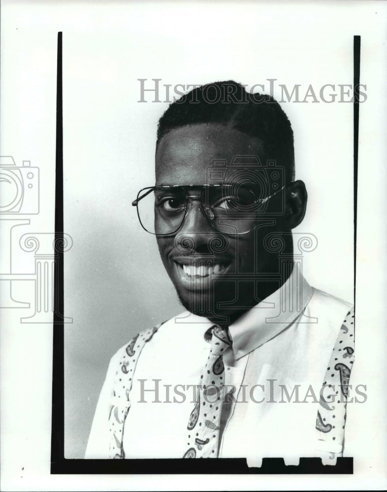 Press Photo Darnell Staten, Shaw High, football - cvb47284- Historic Images