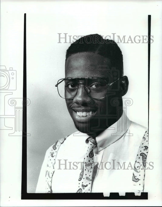 Press Photo Darnell Staten, Shaw High, football - cvb47284- Historic Images