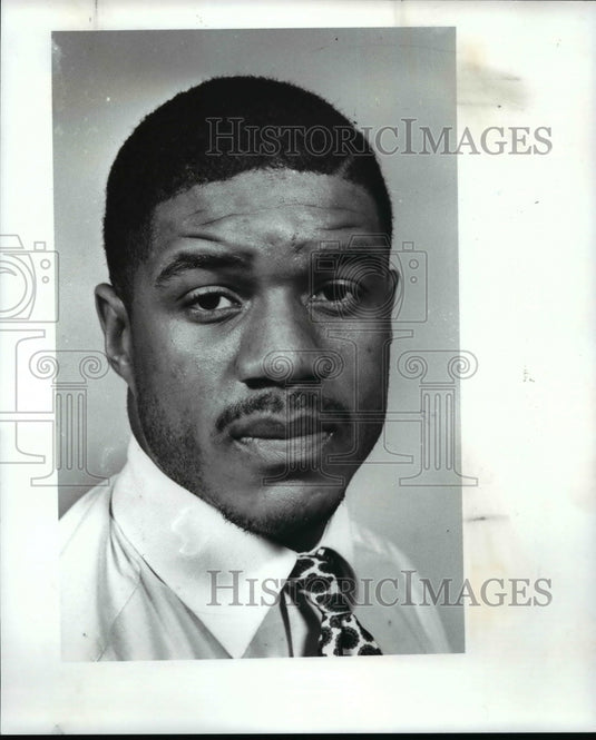1988 Press Photo Player of the Week, Mike Thomas, Shaw, Football - cvb47287- Historic Images