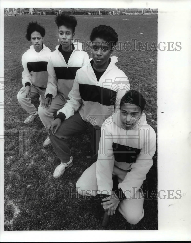 Press Photo Sharese Ryan, Kim Snell, Shawn Clark, Adrienne Bundy - cvb47350- Historic Images