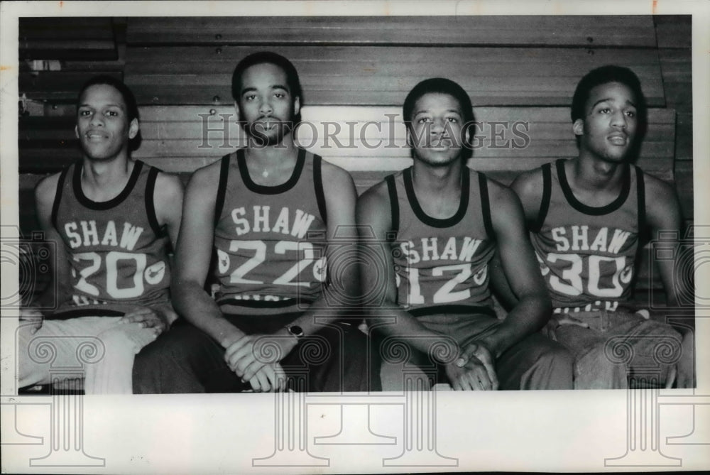 1978 Press Photo Shaw High School Basketball - cvb47485- Historic Images