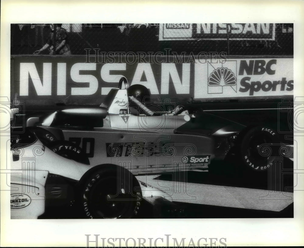 Press Photo Car race scene - cvb47536- Historic Images