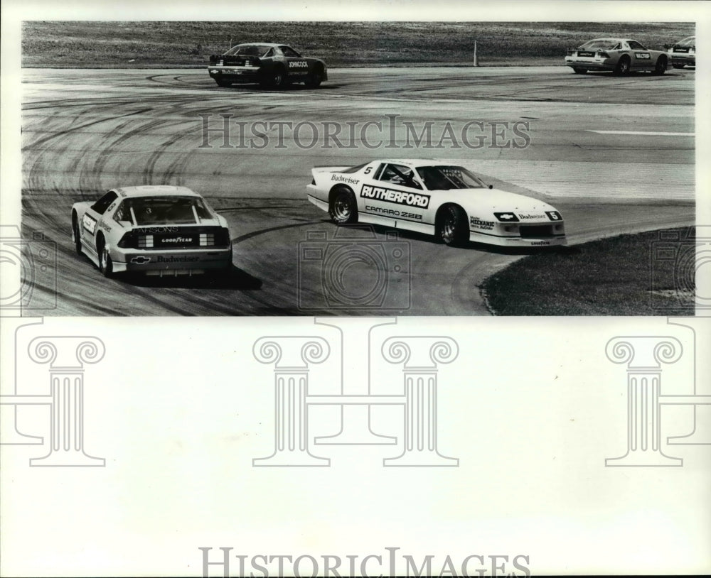 Press Photo Racing cars in action during the event - cvb47553- Historic Images