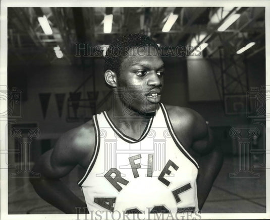 1986 Press Photo Marvin Owen, from Maple Heights High School - cvb47697- Historic Images