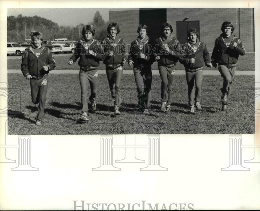 1979 Press Photo Mentor Cross Country runners - cvb47880- Historic Images