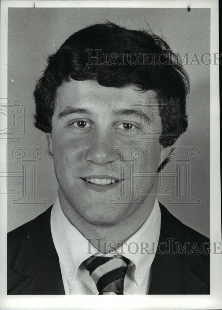 1983 Press Photo Jeff Kovesdy, Rocky River High, basketball - cvb48043- Historic Images