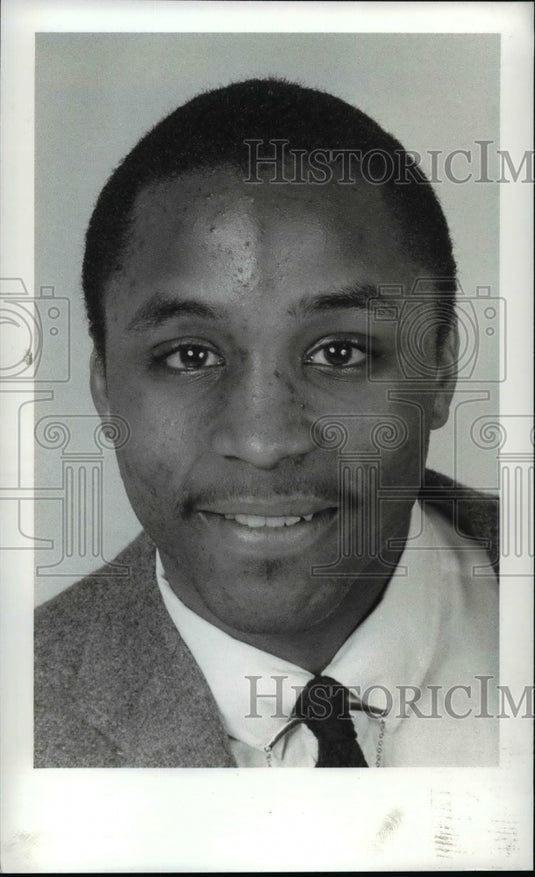 Press Photo Richard Barnes, Shaker Heights Basketball - cvb48053- Historic Images