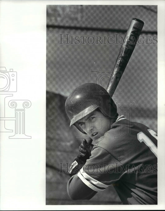 1988 Press Photo Bob Kelley, Fairview High's outstanding ball player - cvb48099- Historic Images