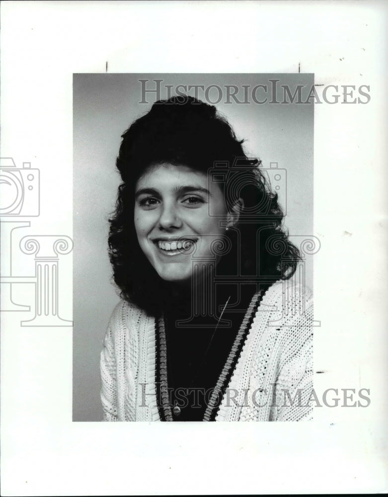 1989 Press Photo Lisa Sebastian-Avon Lake basketball - cvb48152- Historic Images