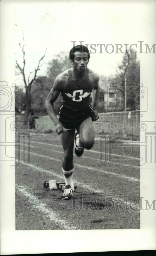 1980 Press Photo Glenville Hi Track - cvb48227- Historic Images