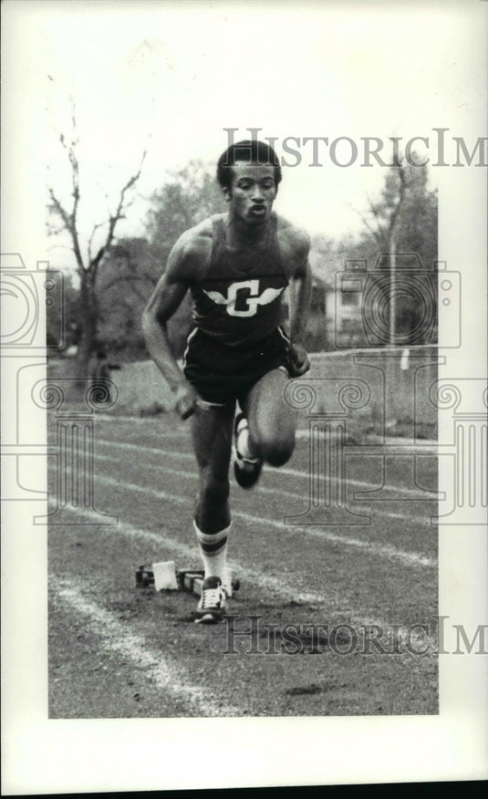 1980 Press Photo Glenville Hi Track - cvb48227- Historic Images