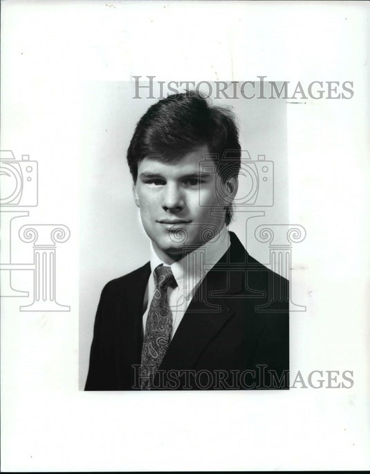 1989 Press Photo Tom Sweeney of St Edwards Wrestling - cvb48288- Historic Images